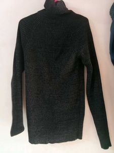 New Dark Gray Turtleneck top