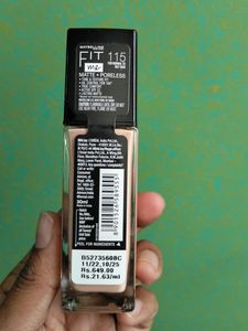 Maybelline Fit Me Foundation 115 Shade