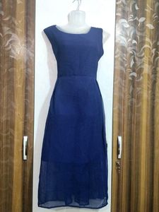 Chic Navy Blue Dress