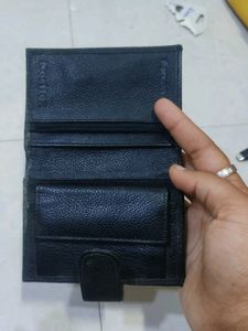 Black leather Wallet
