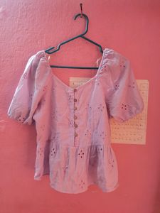 Lavender Crop Top