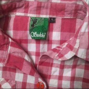 Red and White Shirt(Women&#39;s)