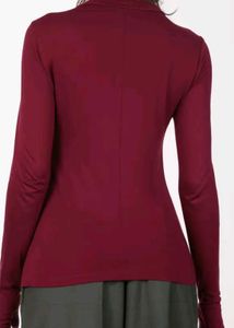 Maroon Long Sleeve Top