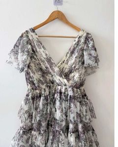 Purple Mesh Dress