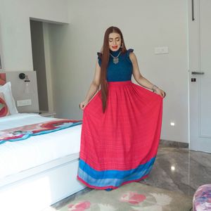 Cotton flare Skirt