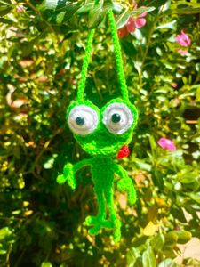 Crochet Frog Charm