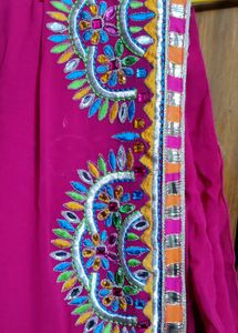 Rani Pink Saree
