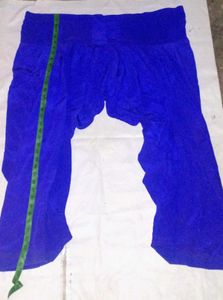 Blue Silky Salwar Patyali