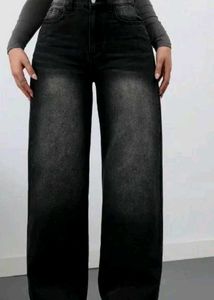 Black Wide Leg Jeans