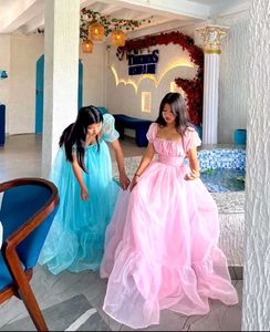 Customized Organza Milkmaid dress