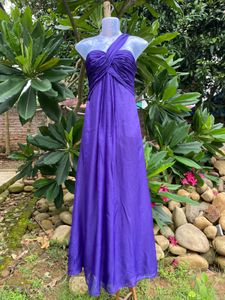 Elegant Purple Maxi Dress