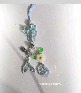 pastel blue phone charm