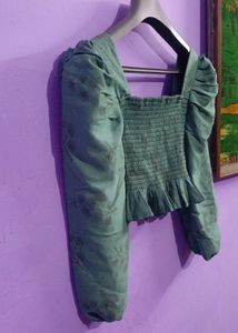 Glamourous See Green 💚 Cute Crop Top For Girls