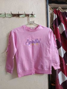 Combo Of 4 Tops( 2crop Tops,A Sweatshirt,A Fs Top)