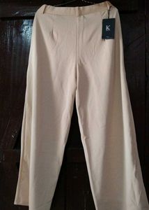 High-waist loose trouser
