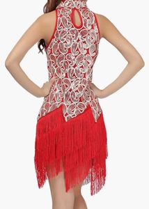 Glamorous Sequin Fringe Flapper Dress
