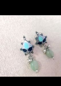 Black Jhumka Earrings