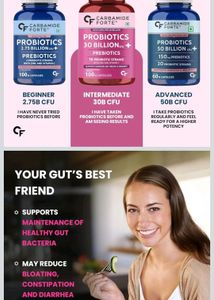 Carbamide Forte Probiotics ( Short expiry)