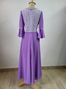 Elegant Lavender Occasion Dress