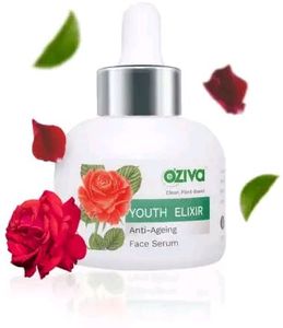 OZiva Youth Elixir Anti-Ageing Face Serum (with Phyto Retinol, Rose &amp; Tiare Flower) for Wrinkle Reduction &amp; Skin Tightening (Youth Elixr Serum, 30 ml)