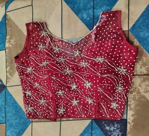 Pink Tulle Ruffle Gown