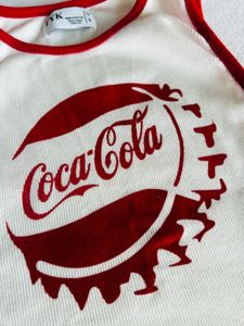 Red white Coca Cola Top - NWT