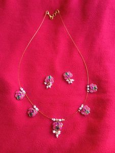Handmade Lotus Neck Set