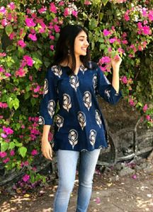 Navy Blue Top
