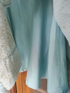 W Brand Cyan Color Kurti