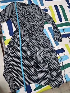 H&amp;M Striped Black &amp; White Dress