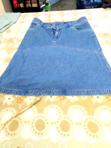 Made From China Denim Skirt