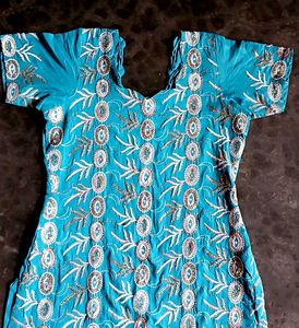 Elegant Embroidered Kurta Set