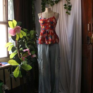 Floral Print Cami Top