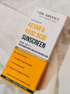 Dr Sheth's Kesar And Kojic Acid Sunscreen