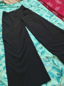 High Waisted Wide Leg Black Pants Make Offers
