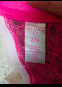 Pink Colour Bra