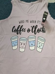 Cute Coffee O&#39;Clock Top + Matching Nail Paint