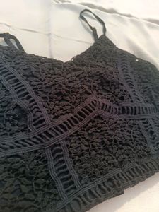 NUON black light taupe crop top (UNUSED)