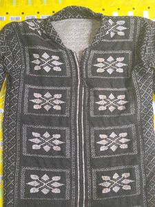Patterned Knit Dress sweater.