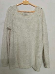Cream Knit Sweater 3peice