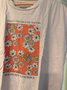 Moda Rapido Lavender Graphic Tee, Bust- 36/34