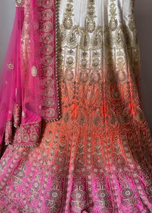 Heavy Embroidered Bridal Lehenga Choli Set