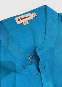 Blue Long Sleeve Button Up