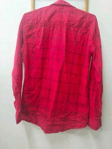 Red Checkered Casual Shirt