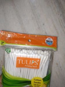 Tulips Cotton Swabs