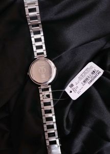 Titan Silver-Tone Watch