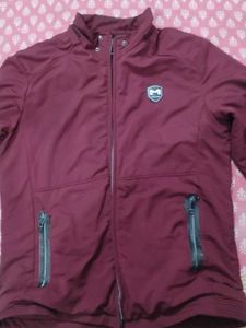 Burgundy Casual Jacket