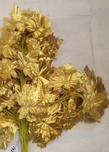 Golden Decorative Leaf Bundle