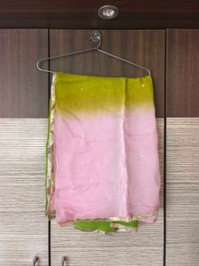 Aachho Green Chanderi Anarkali Suit Set XL