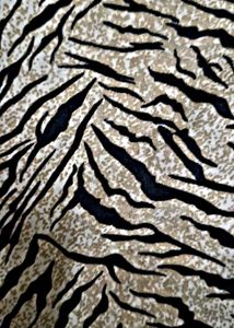 Beautiful Tiger Print Sleeveless Black Shirt